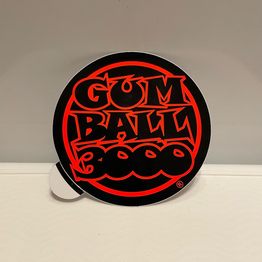 Official Gumball 300 Sticker Decal Racing Exotic Rally Car Nascar